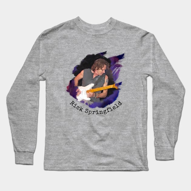 Rick Springfield in Concert Long Sleeve T-Shirt by Neicey